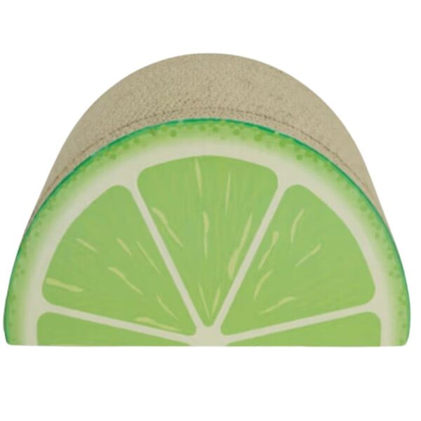 EveryYay Novelty Lime Cardboard Cat Scratcher, 8.7" H